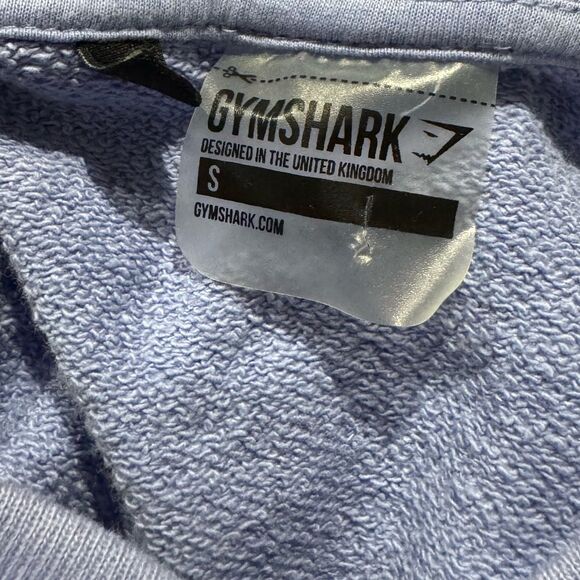Gymshark Cropped Training Hoodie Be A Visionairy Purple Periwinkle Women’s Small - Picture 3 of 3